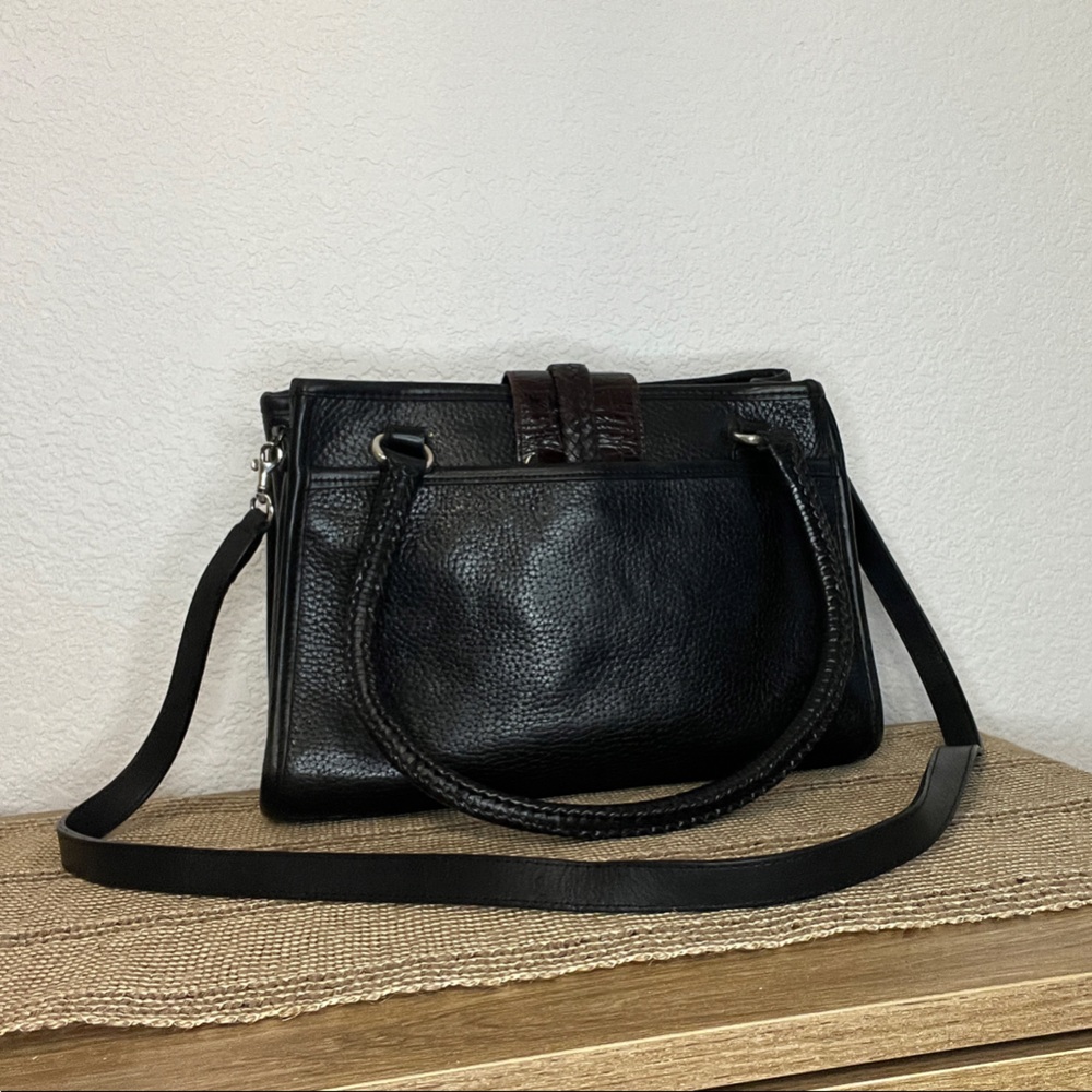 ✨ Classic Vintage Brighton Leather Handbag ✨ - Picture 4 of 12